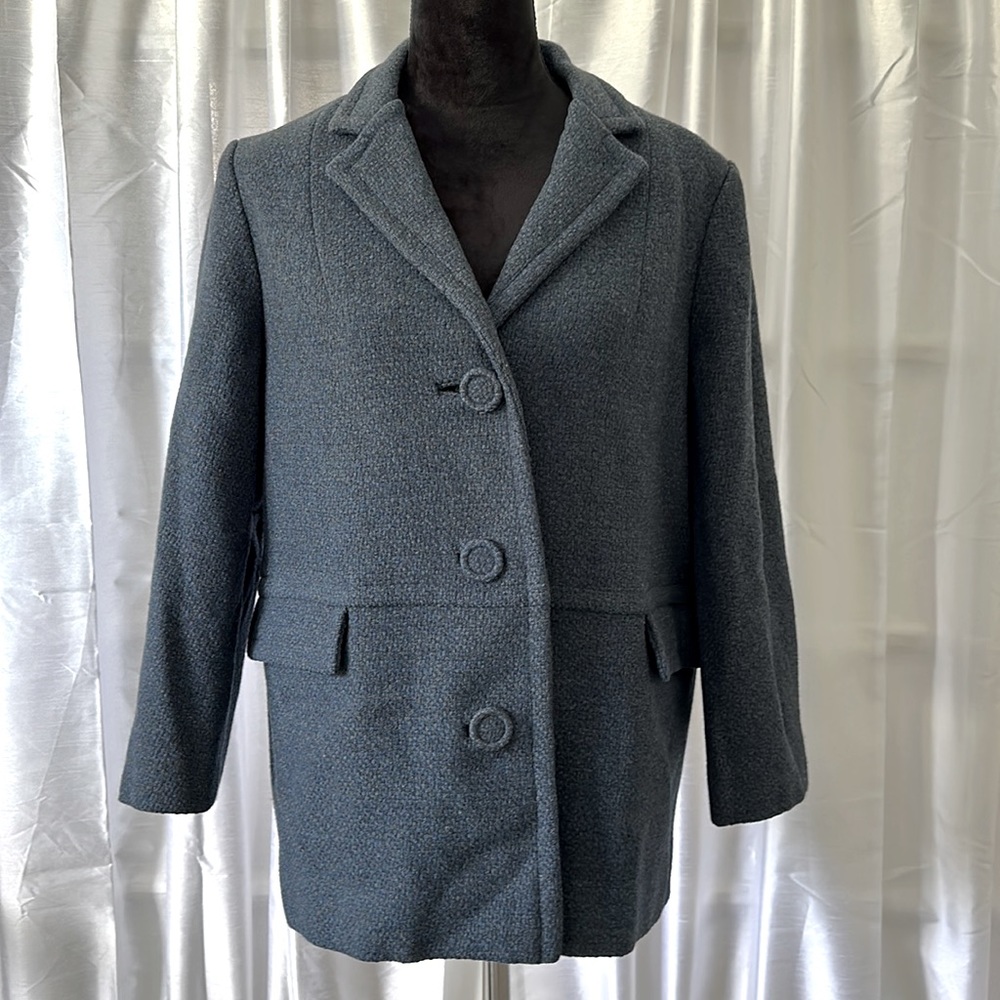 Salevintage Pendleton Wool Jacket, Blue - image 1